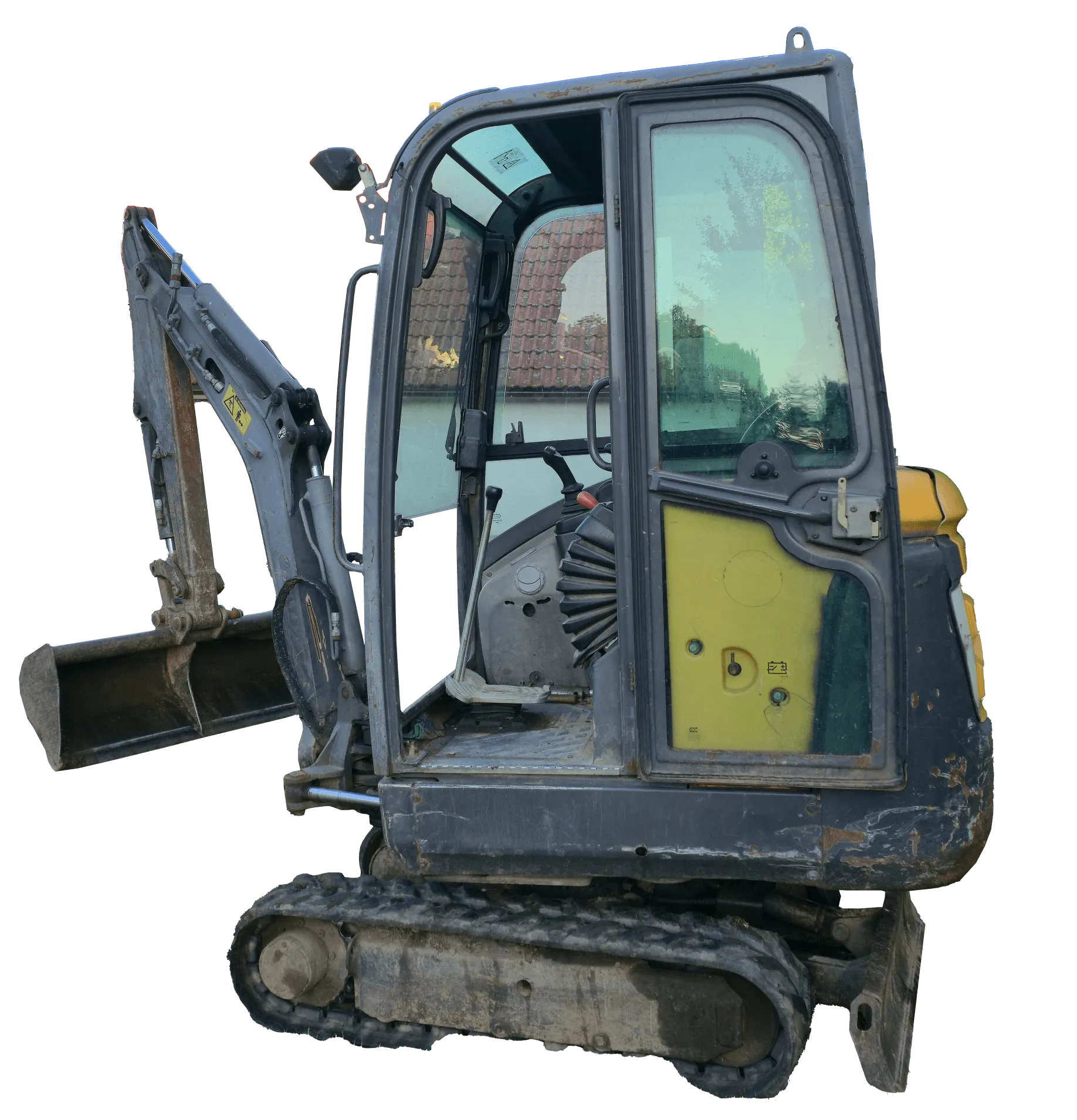 Minibagr Volvo EC18D - profesionální stavební technika